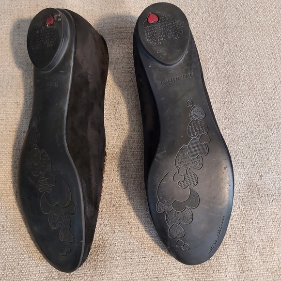 BeautiFeel Chloe Suede Loafers with Animal Print Tassles Sz-40 9/9.5 - Picture 6 of 9